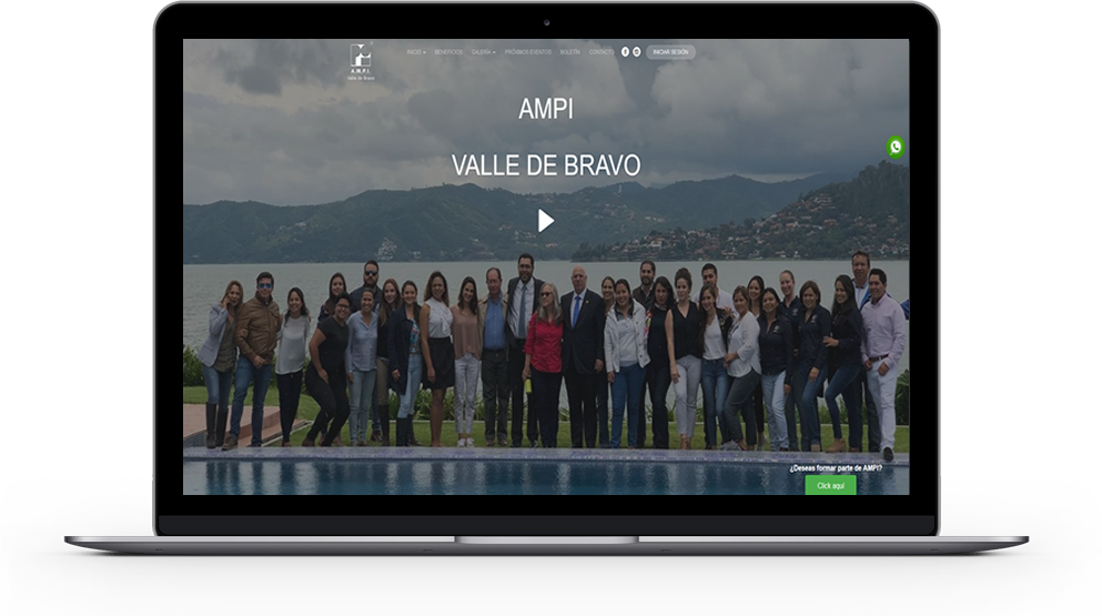 Página Web AMPI Valle